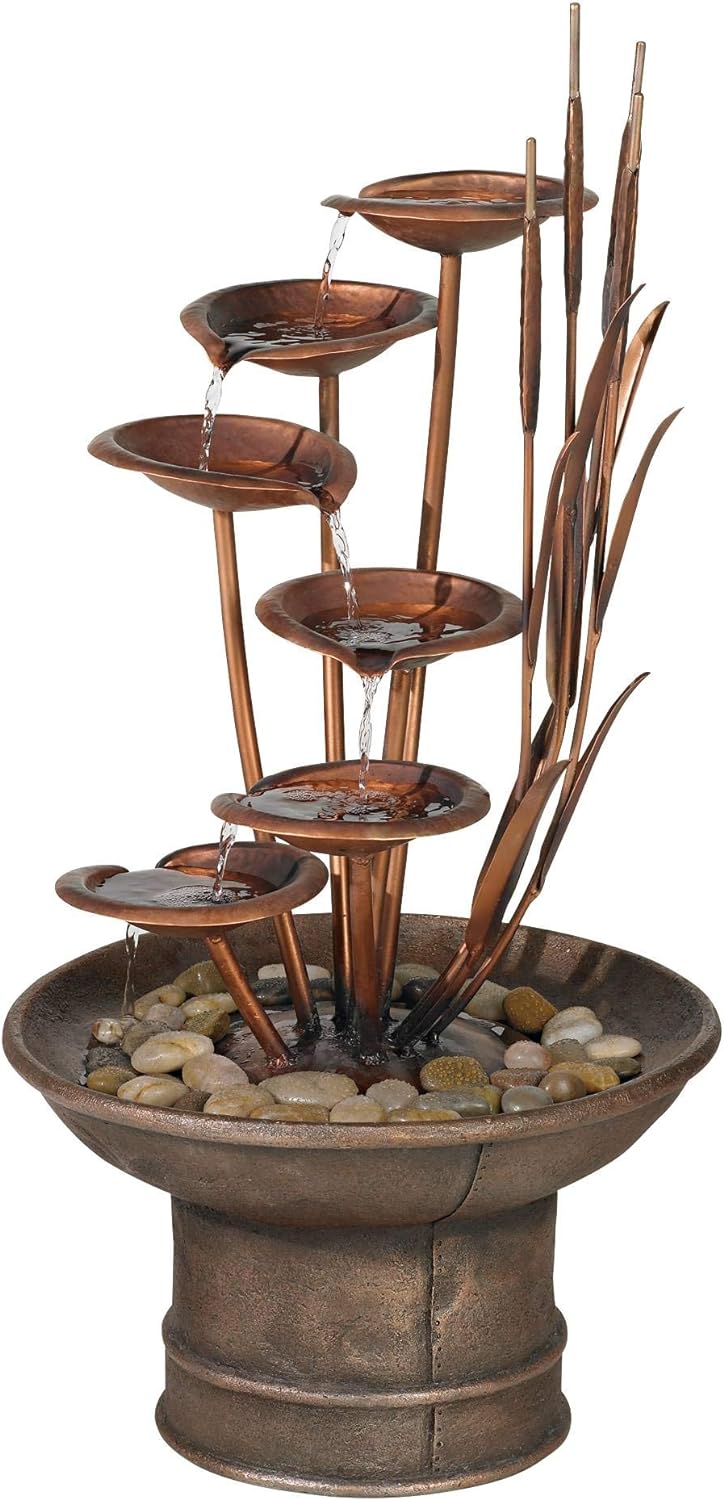Outdoor Floor Fountain 33 High Cascading M425278