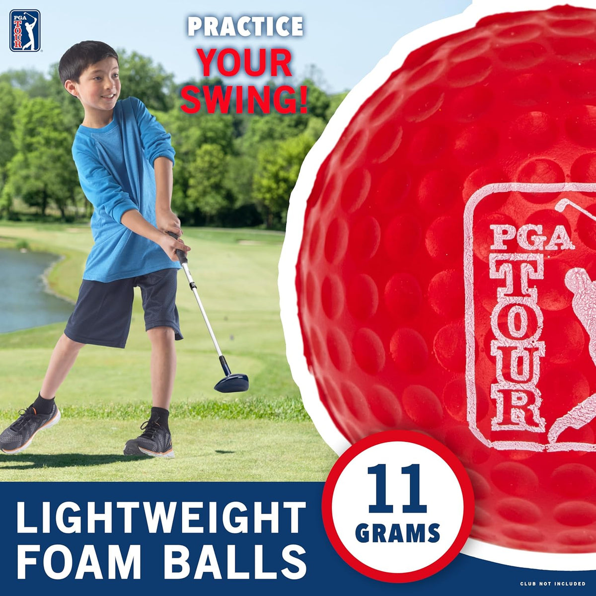 12 Pack Soft Foam Practice Golf Balls with Carry Bag R7168
