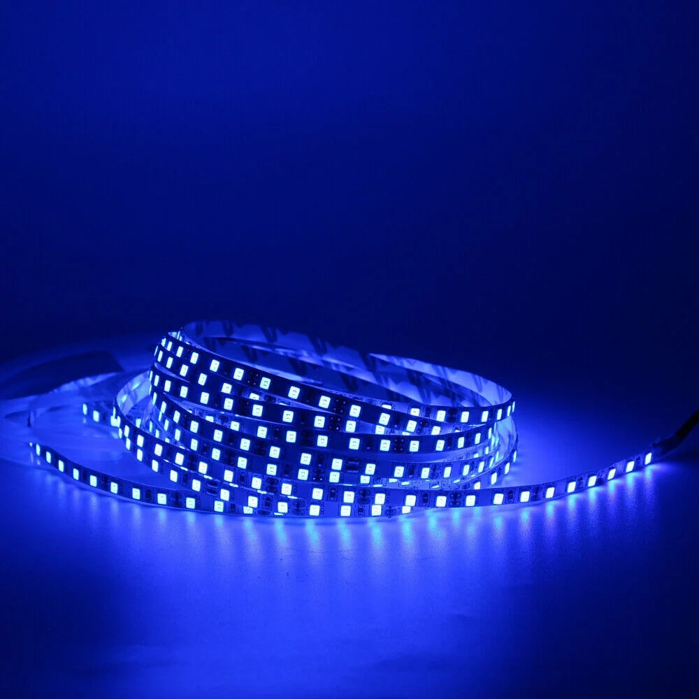 Blue 16.4ft LED Strip Lights with RF Remote 5050 6000K Z703326