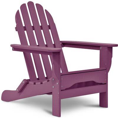 Lilac Plastic Adirondack Chair X344