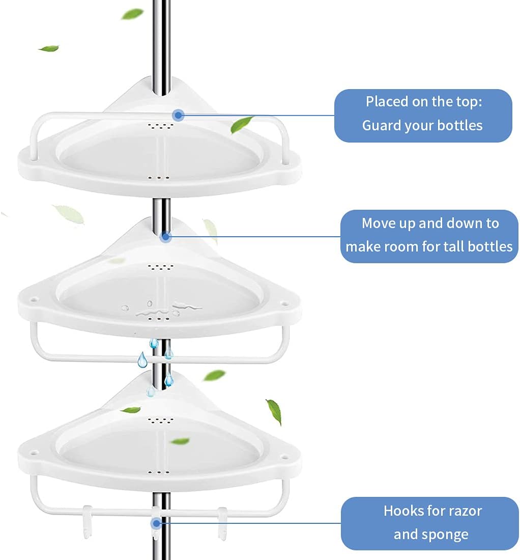 4 Tier Adjustable Shower Caddy H204