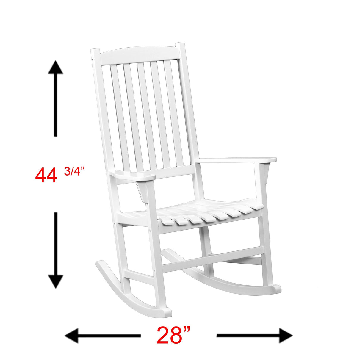 White Eucalyptus Porch Rocker A110