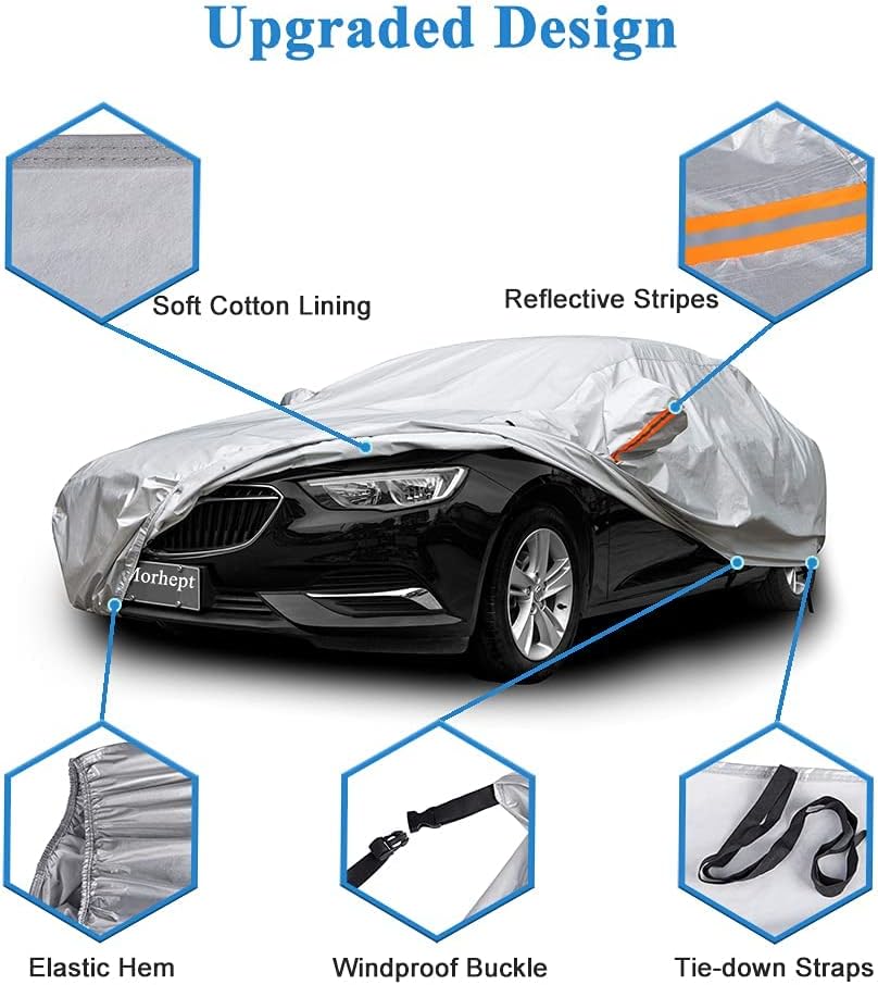 Waterproof All Weather 6 Layer Car Cover Q331982