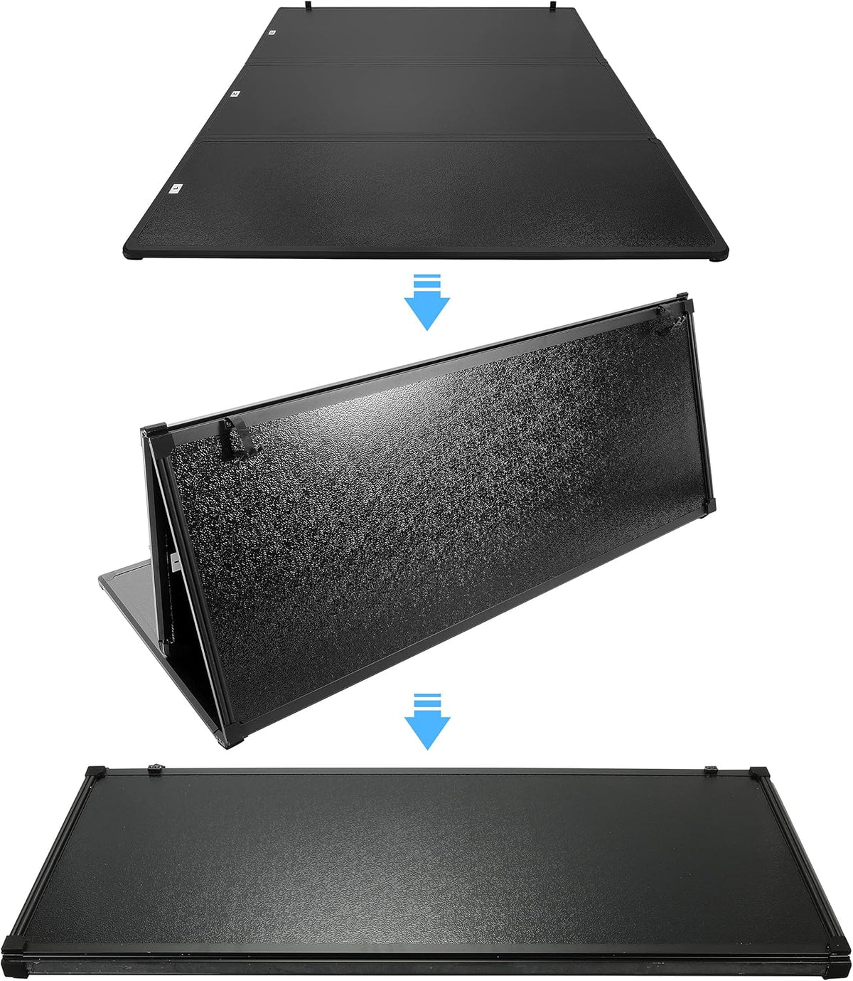 Hard Top Tri-Fold Tonneau Cover 6.5ft Truck Bed W64960