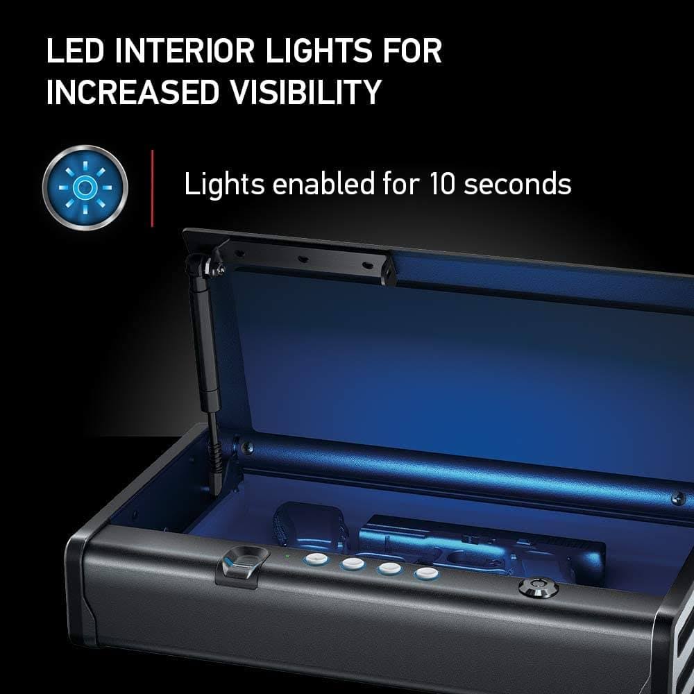 XL Biometric Pistol Safe O1005