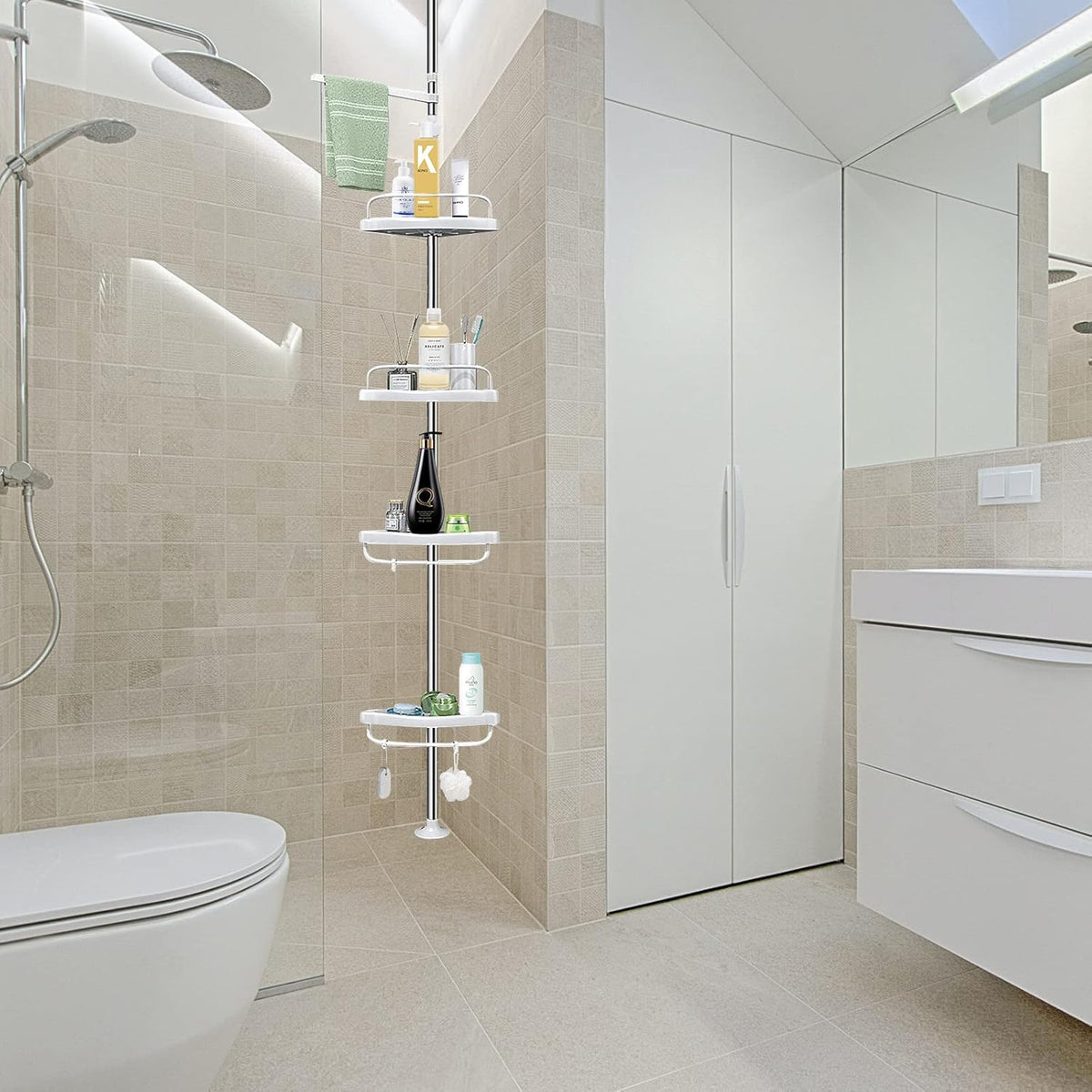 4 Tier Adjustable Shower Caddy H204
