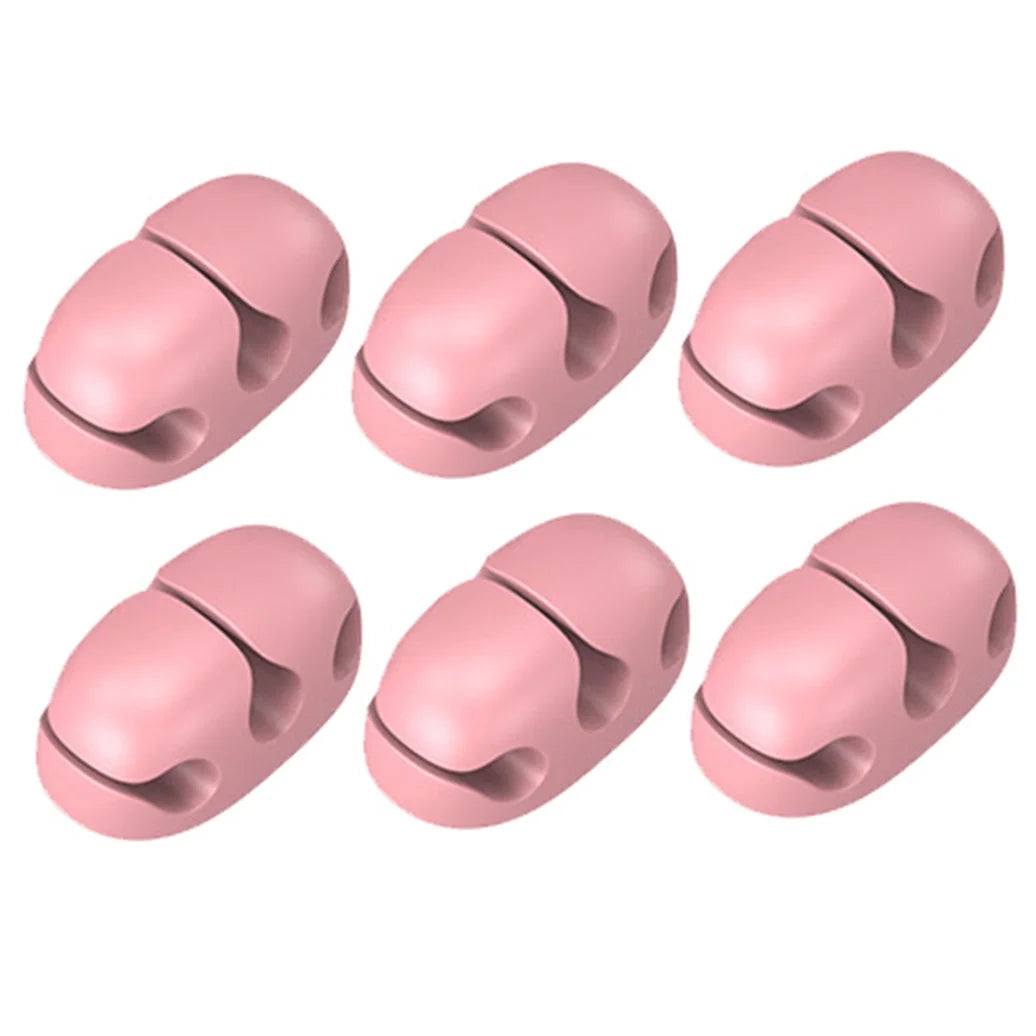 6 Pcs Self Adhesive Cord Clips S715