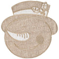 Set of 4 Burlap Christmas Placemats A71595
