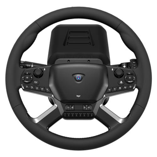 Truck Control System with Force Feedback Steering Wheel, Shifter Control Panel, & Pedals O21013
