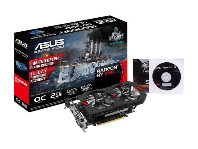 Radeon R7 360 2GB GDDR5 PCI-E 3.0 Video Card L780