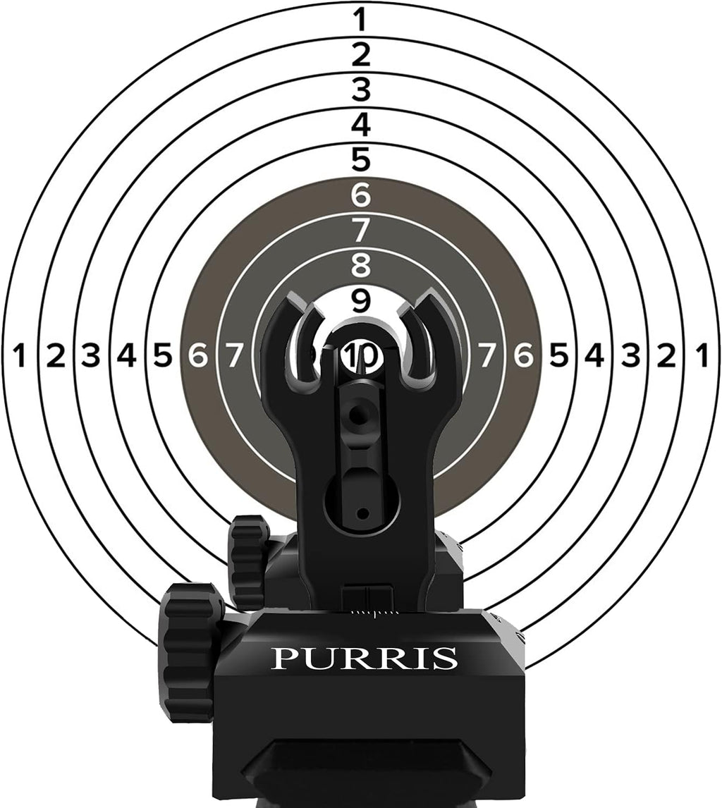 Flip Up Iron Sights Aluminum Front and Rear Set H422