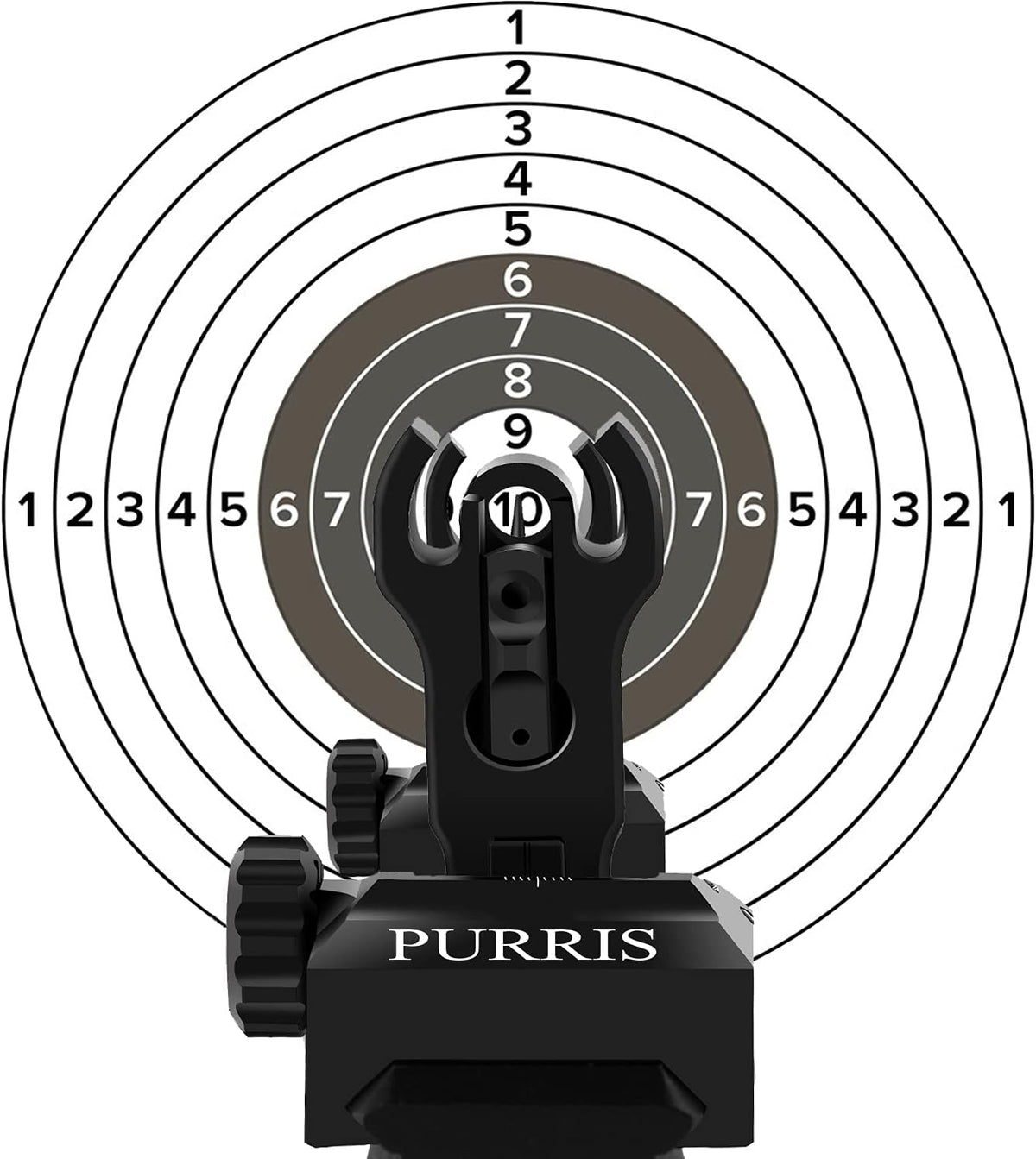 Flip Up Iron Sights Aluminum Front and Rear Set H422