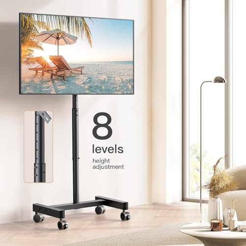 Mobile TV Cart with 30° Tilt D10143