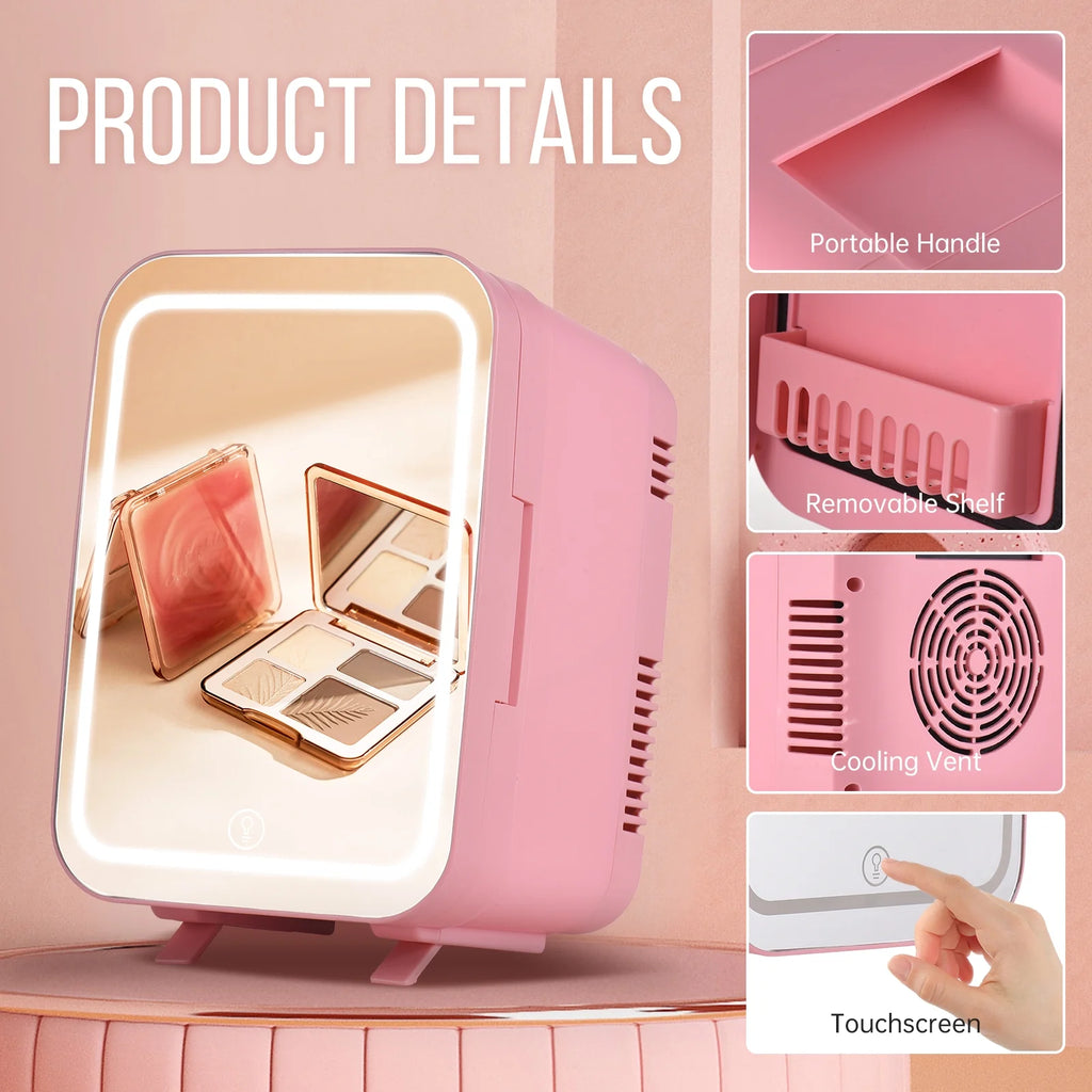 12v Cooler And Warmer Led Mirror Door Cooler A623
