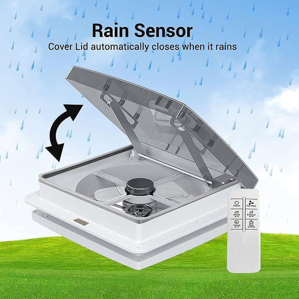 12V RV Roof Vent Fan with Remote A921432