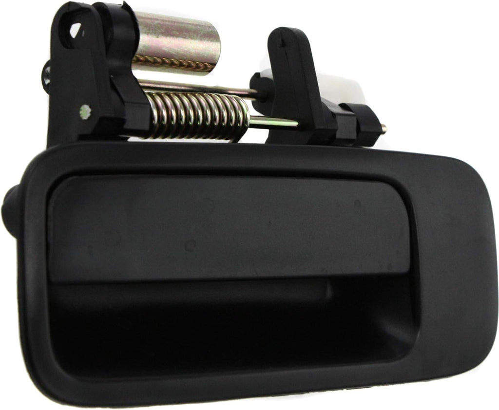 Front and Rear Exterior Door Handle Set of 4 Smooth Black L365698