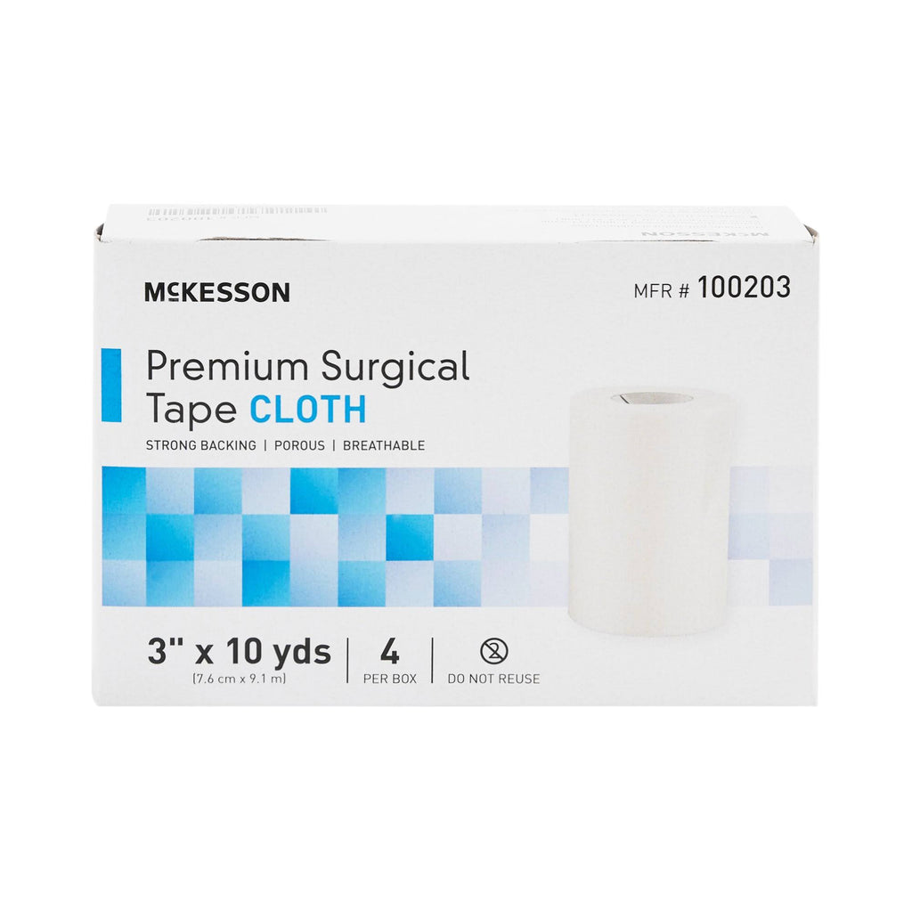 Cloth Medical Tape, 3 inch x 10 Yard, White F89450