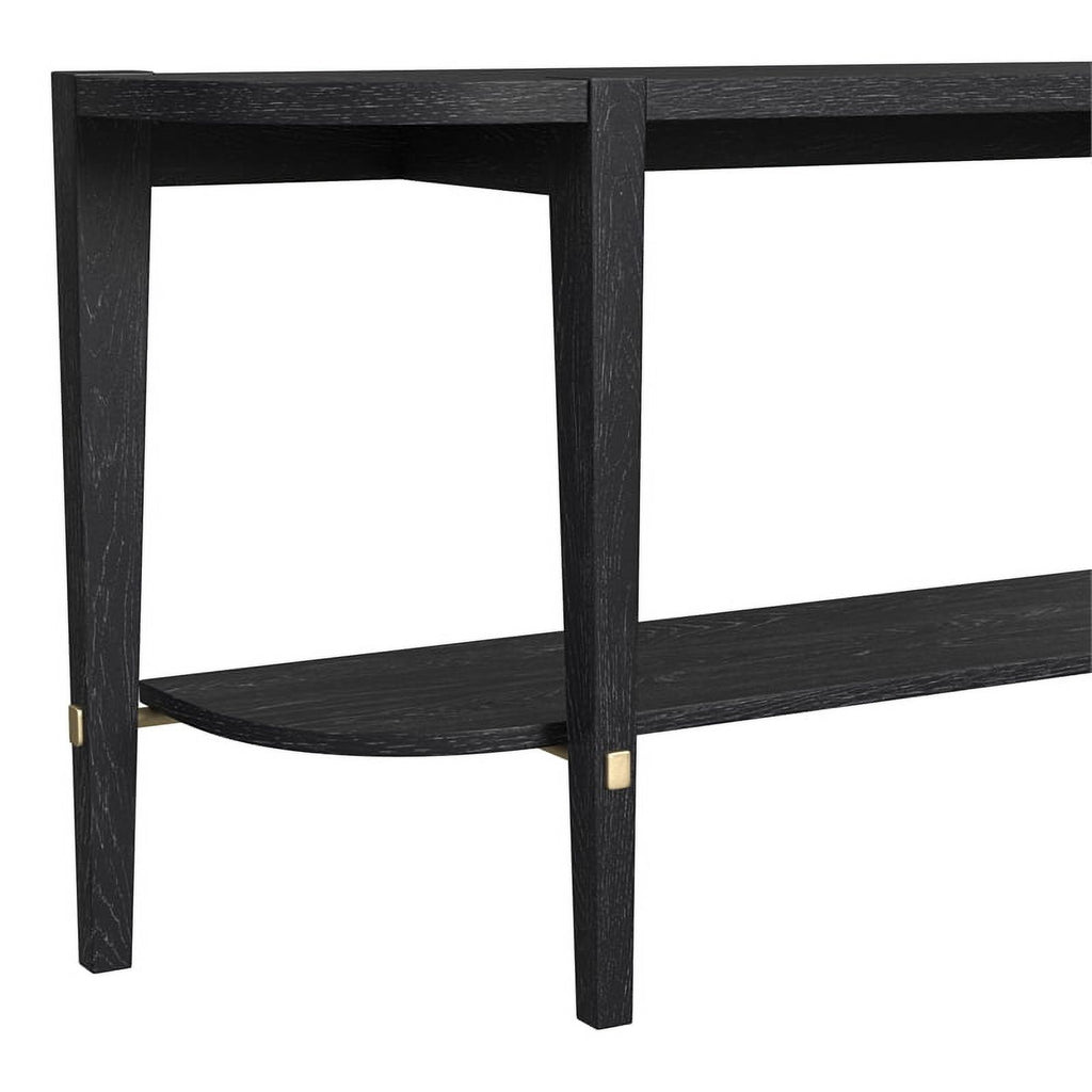 Black Wood Console Table M812