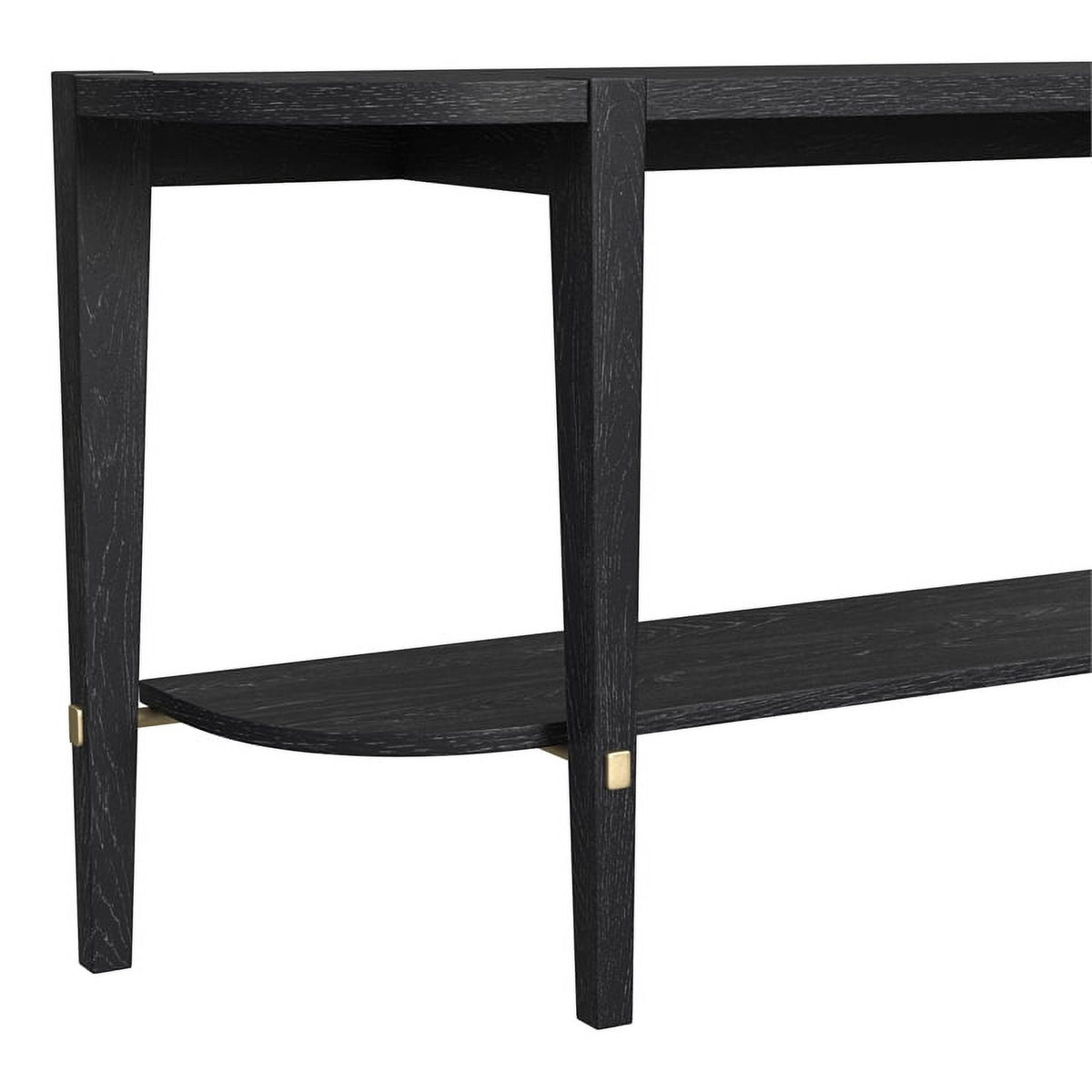 Black Wood Console Table M812
