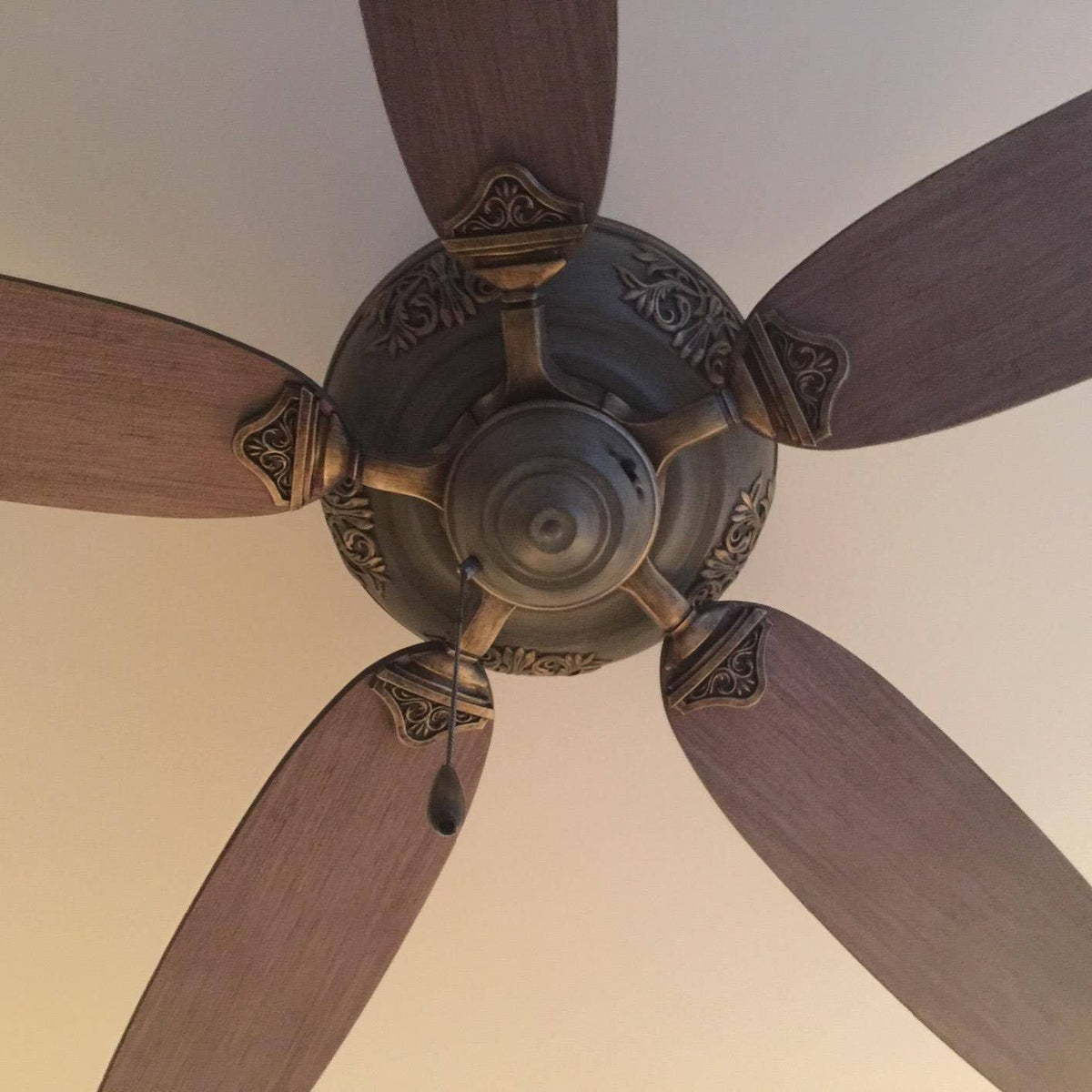 Patina Iron Dark Walnut Ceiling Fan J142577