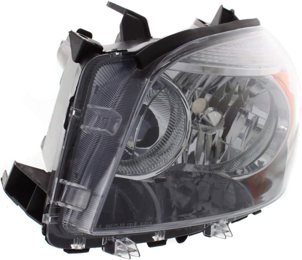 For Toyota RAV4 Headlight 2006 2007 2008 Driver and Passenger Side Pair Clear Lens Black Interior Sport Model E284