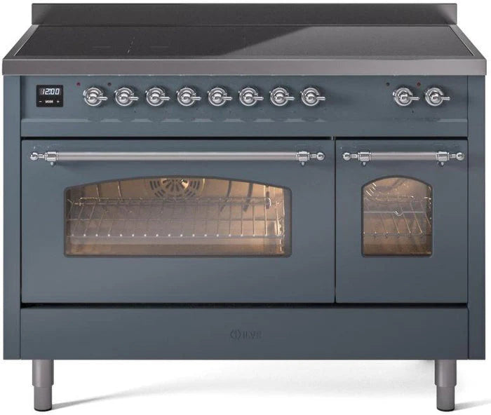 48 Induction Range with Electric Oven in Blue Grey A749517
