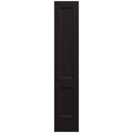 20 in. x 96 in. Black Solid Core Molded Composite MDF Interior Door Slab S547