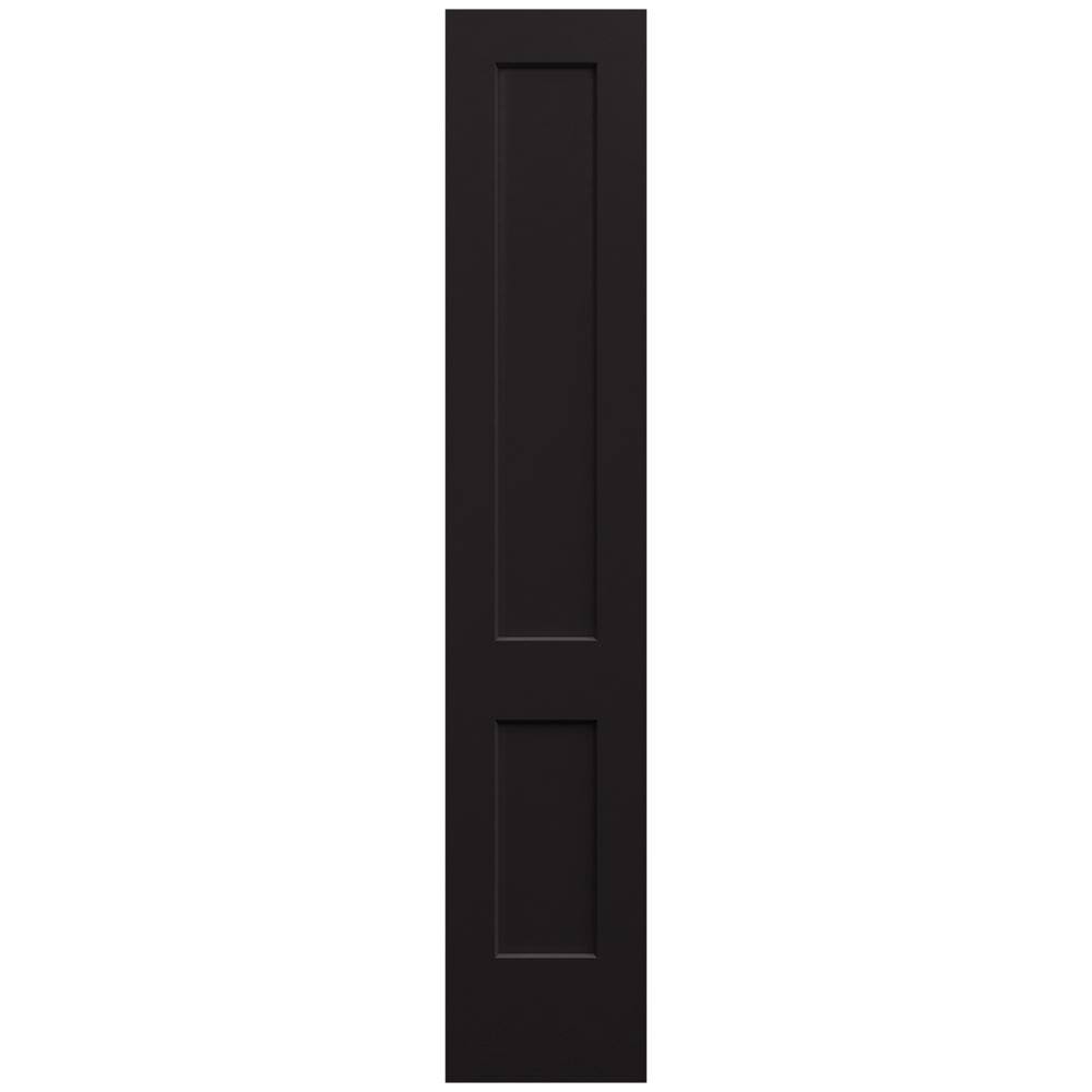 20 in. x 96 in. Black Solid Core Molded Composite MDF Interior Door Slab S547