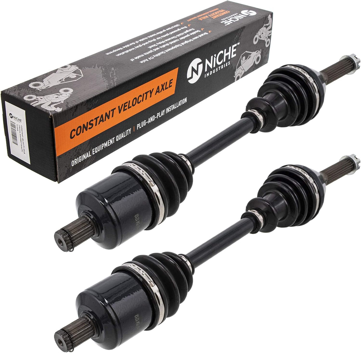 Front Rear CV Drive Shaft Axle Set Kit for Polaris Sportsman 500 800 V185604