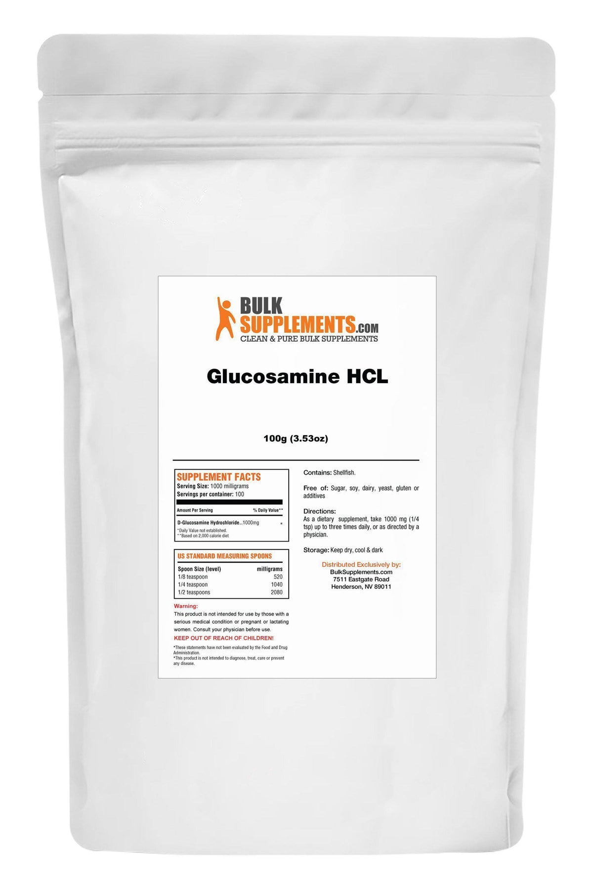 Pure Glucosamine HCL Powder M915