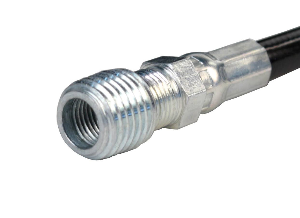 1/8in. x 100ft. 4800 PSI Thermoplastic Sewer Jetter Hose with 6.0 Orifice Button Nose Nozzle O682597