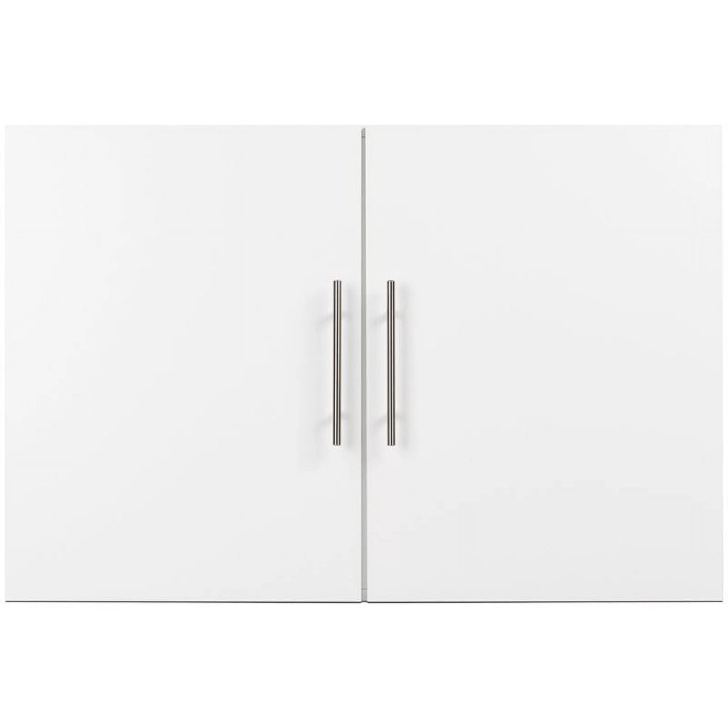 2 Piece 36" Height Wall Mounted Garage Cabinet Set in White A43233