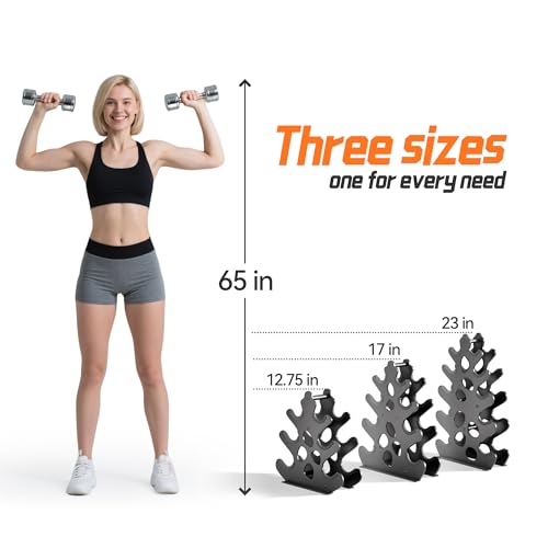 Compact Dumbbell Rack Stand with Anti-Slip Pads A741780