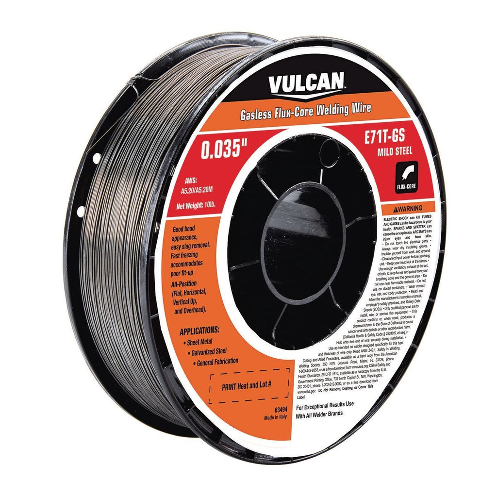 0.035 in. E71T-GS Flux Core Welding Wire 10 lb. Roll W2609