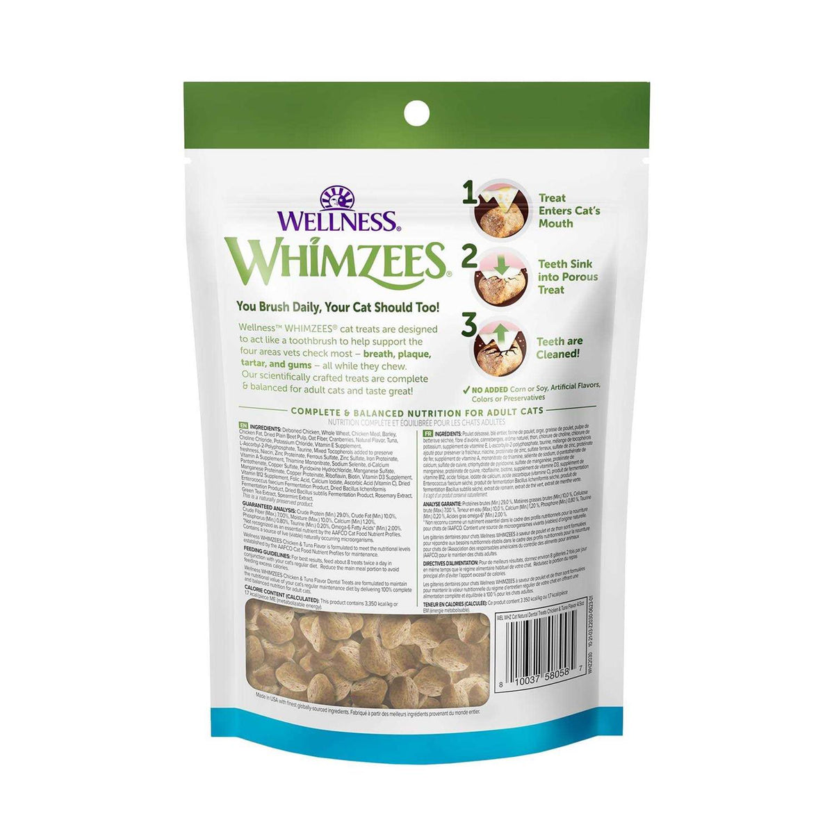 Natural Dental Chicken Cat Treats Z730954