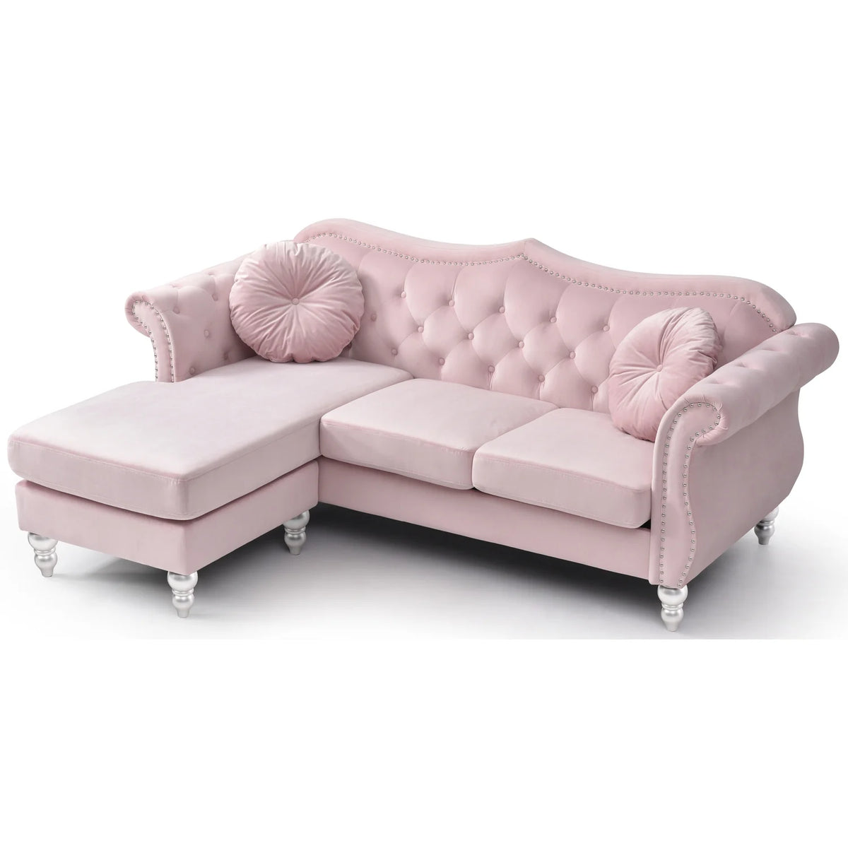 Pink Sofa Chaise T3930