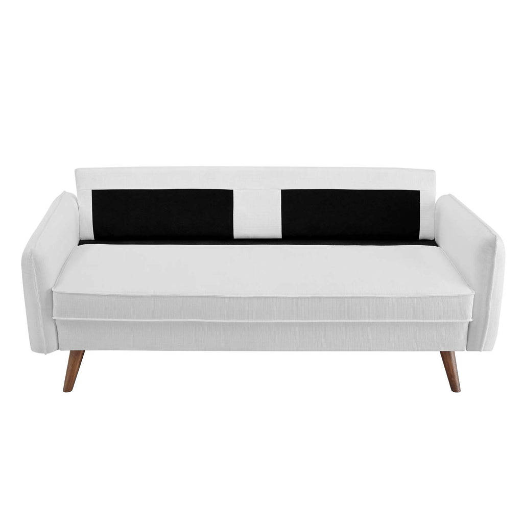 White Fabric Sofa I5094