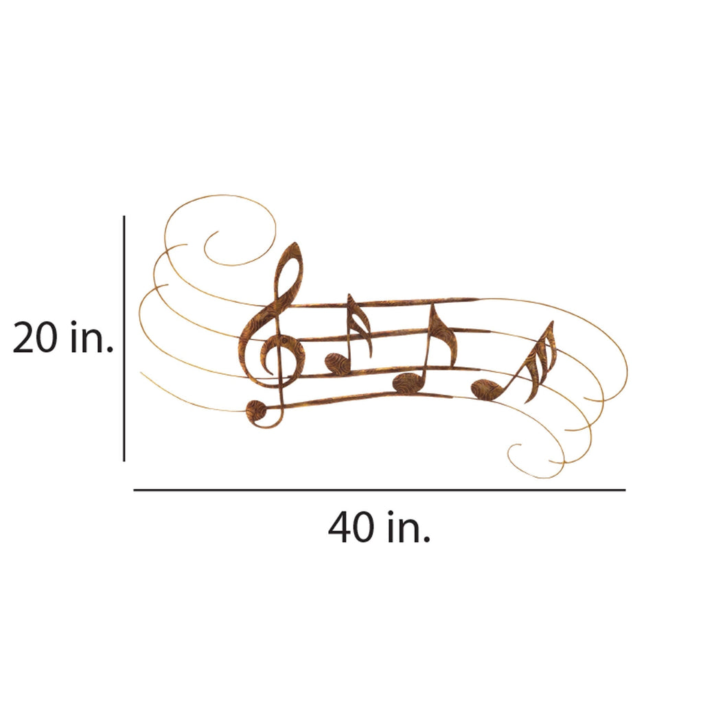Large Musical Notes Wall Decor P626112
