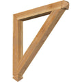 4x22W x 38x22D x 38x22H Traditional Arts & Crafts Rough Sawn Bracket, Western Red Cedar V261