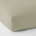 Green Supima Cotton Sateen Queen Fitted Sheet J11379