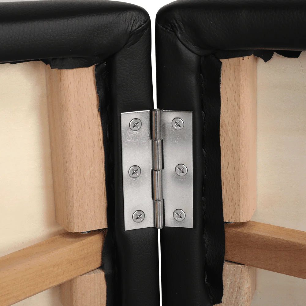 Black Adjustable Folding Massage Bed C161