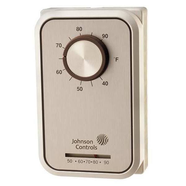 Line Voltage Mechanical Thermostat, 24 to 277VAC, 1 Stage I361074