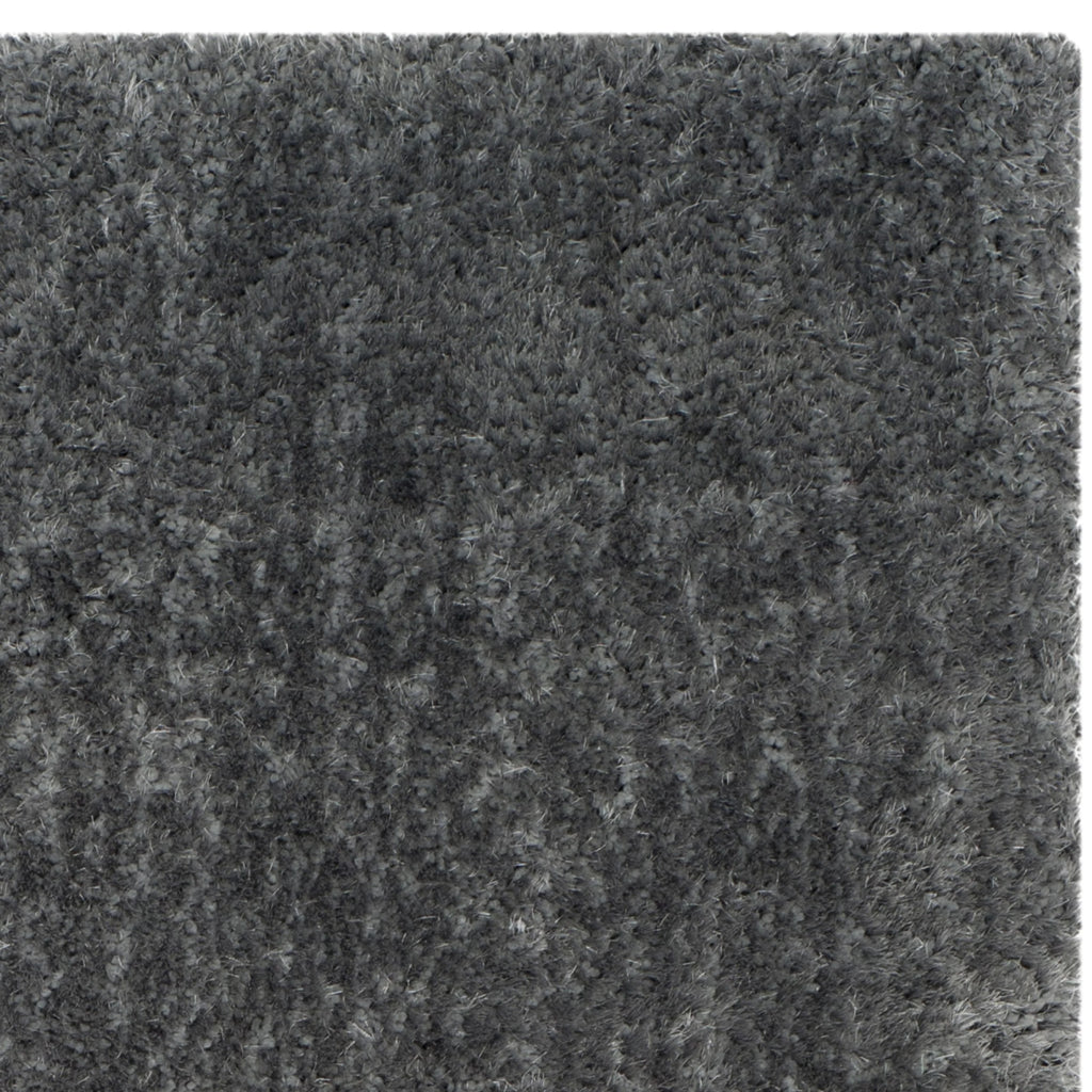Grey 6' x 9' Polyester Shag Area Rug M298041