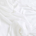 Feather White Twin Bamboo Lyocell Duvet Cover C2142