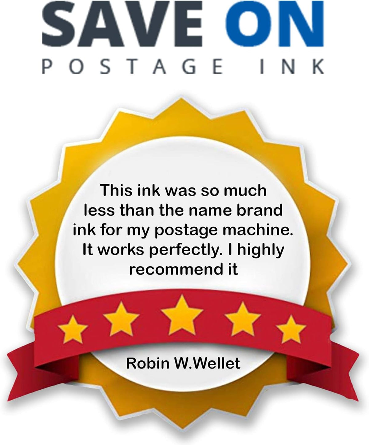 Red Fluorescent Ink Cartridge for Postage Meter P407