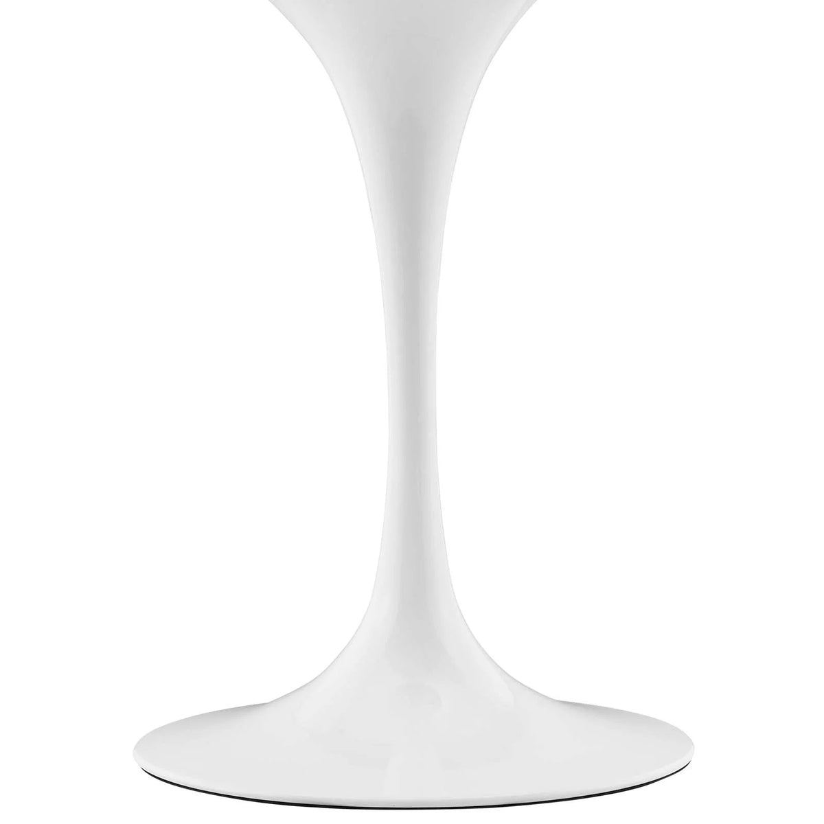 36 inch Round Natural Brown White Wood Metal Dining Table H2639