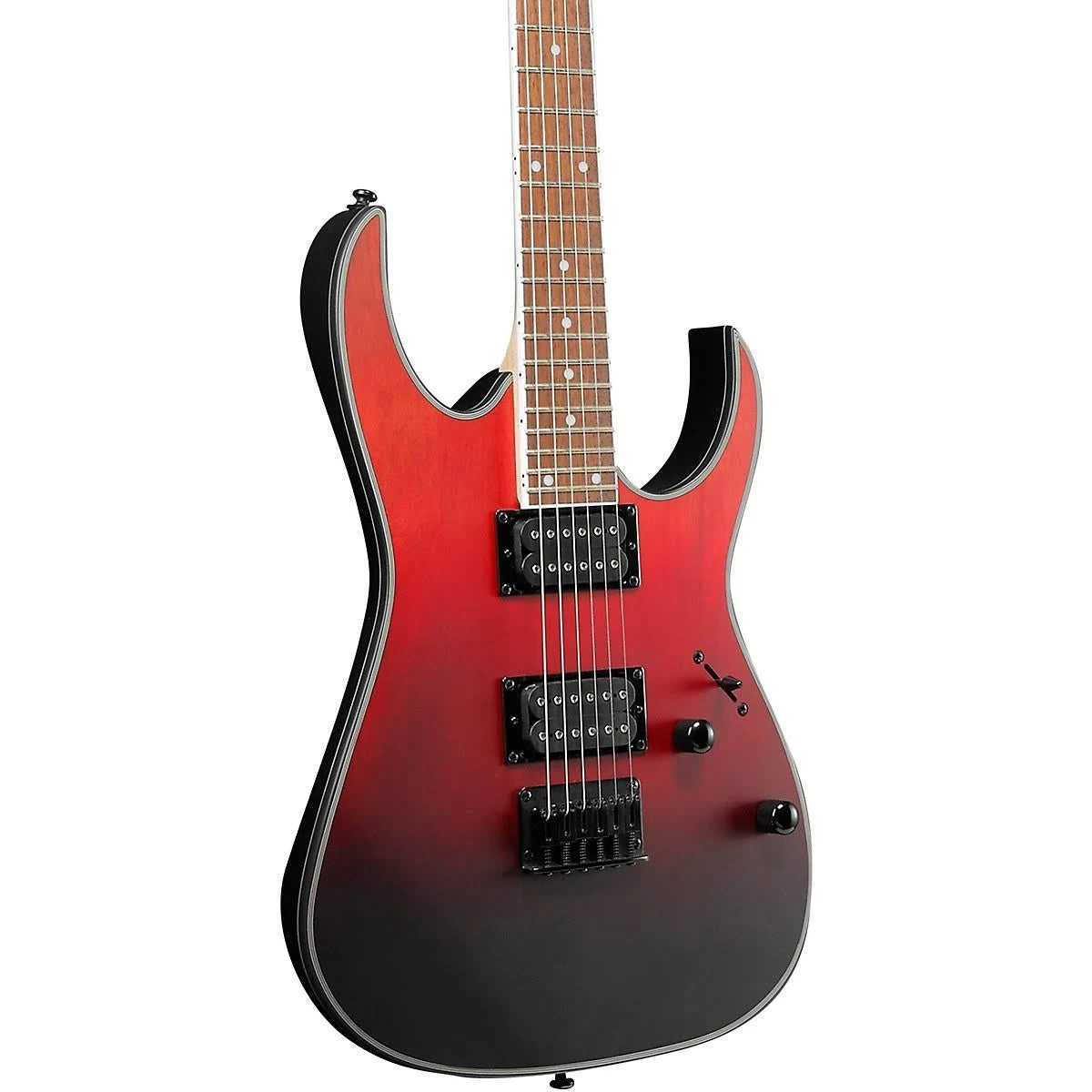 Transparent Crimson Fade Matte Electric Guitar O788011