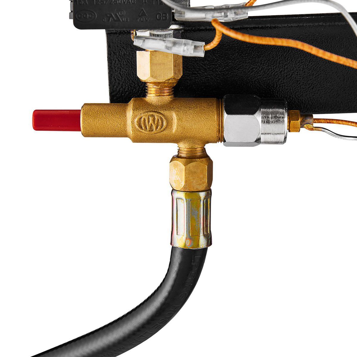 30,000 BTU Dual-Head Tank Top Propane Heater Y548309