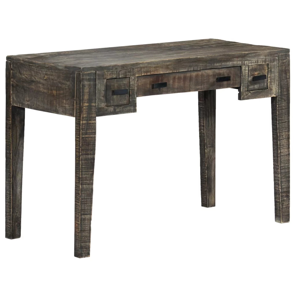 Black Computer Desk with 3 Drawers D289545