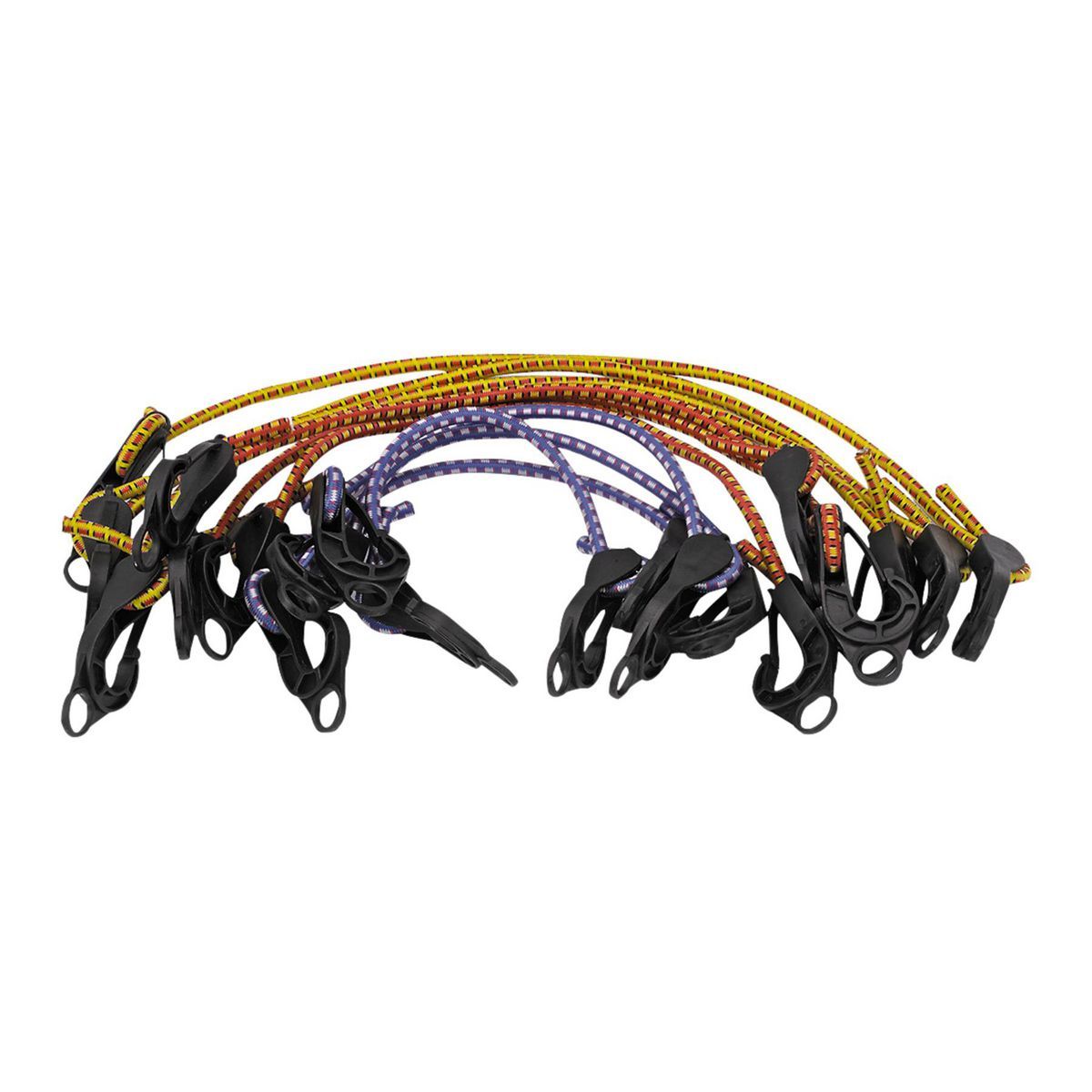 Adjustable Elastic Stretch Cords, 12 Piece J35918